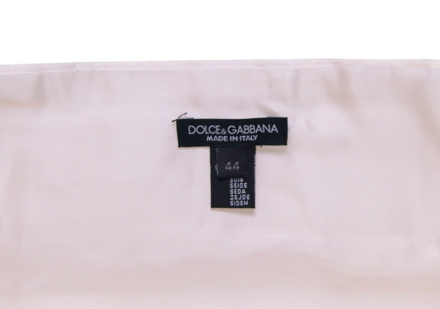 Dolce & Gabbana White Waist Tuxedo Smoking Belt Cummerbund