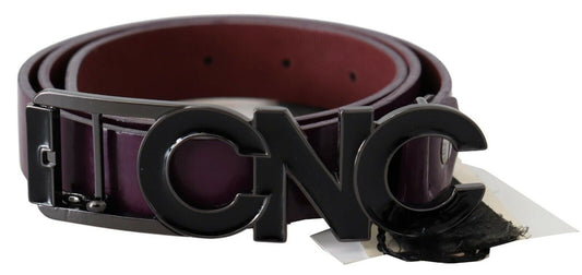 Costume National Elegant Leather Fashion Belt in Rich Brown
