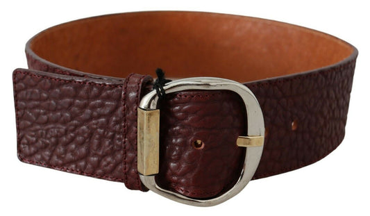 GF Ferre Elegant Brown Leather Fashion Belt