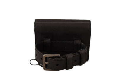 Dolce & Gabbana Elegant Trifold Leather Multi Kit Accessory
