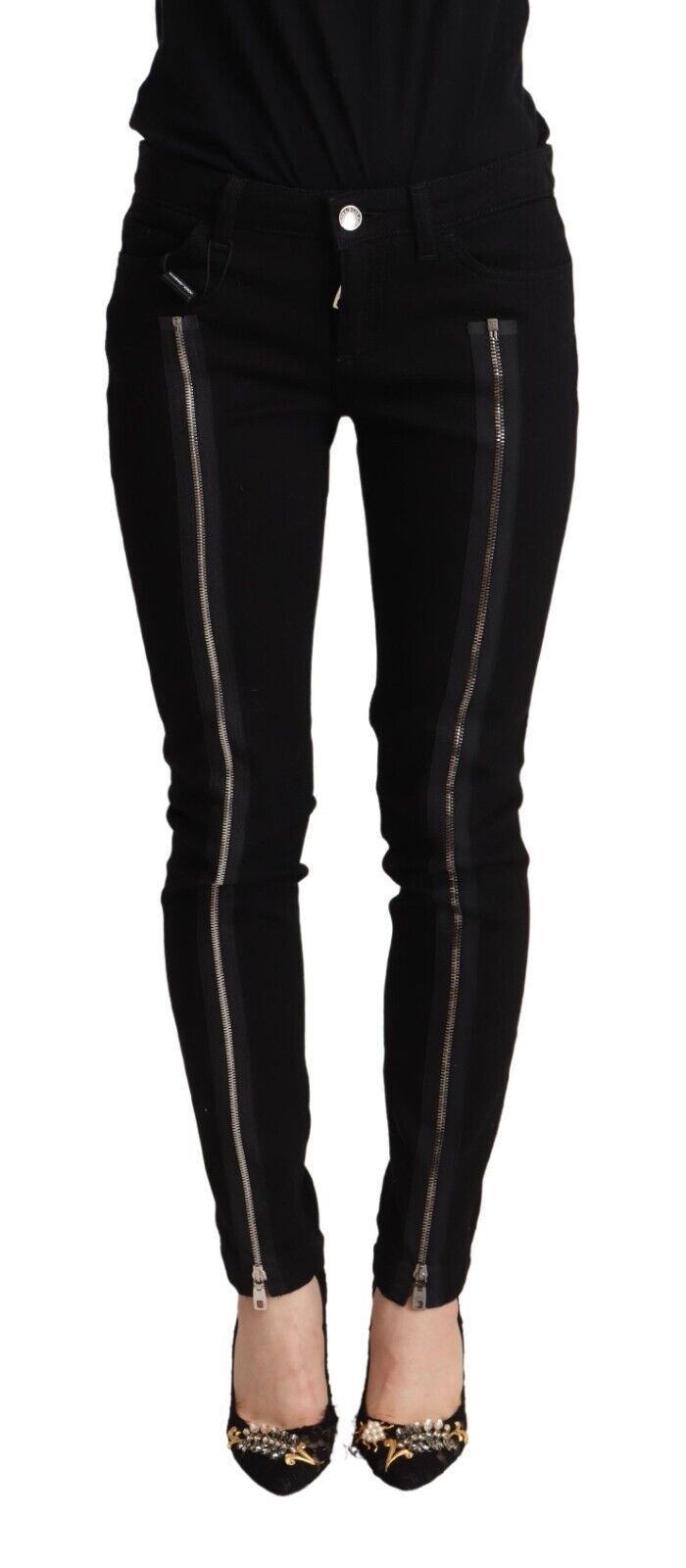 Dolce & Gabbana Slim Fit Black Skinny Denim Jeans