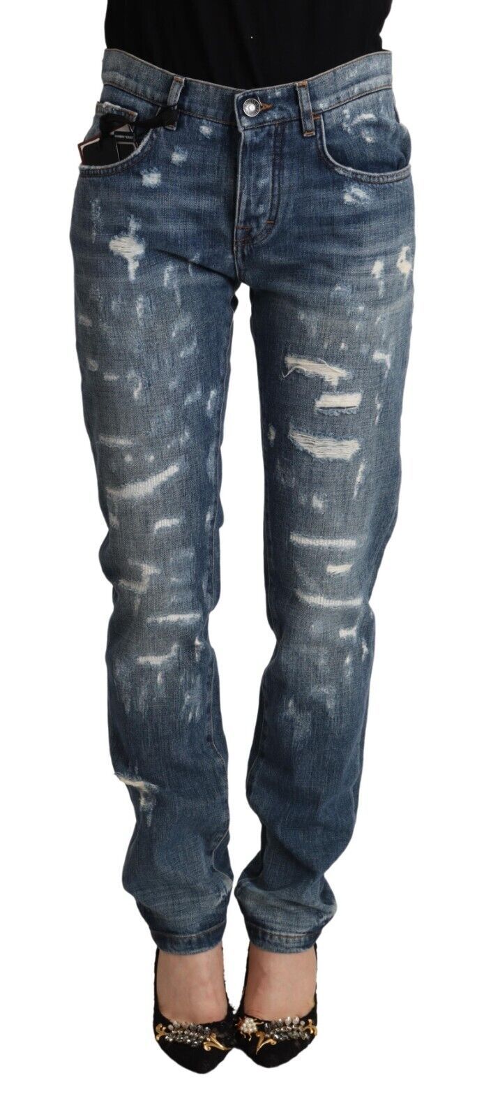 Dolce & Gabbana Elegant Skinny Denim Jeans for the Modern Woman