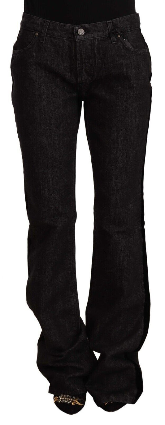 GF Ferre Sleek Mid Waist Bootcut Designer Jeans