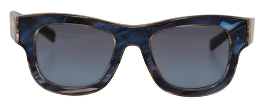 Dolce & Gabbana Elegant Brown & Blue Gradient Sunglasses