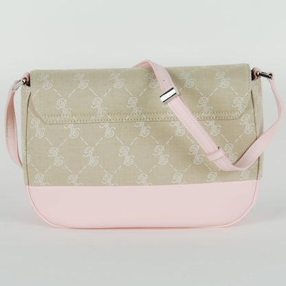 Blumarine Pink Cotton Crossbody Bag