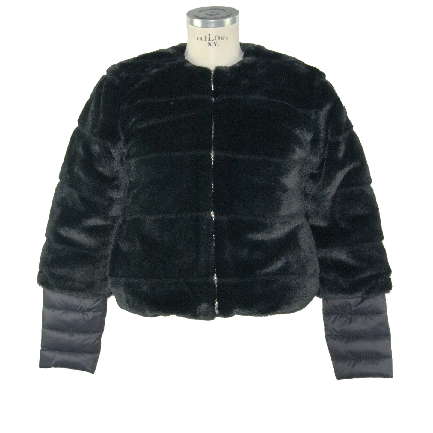Maison Espin Black Polyester Jackets & Coat