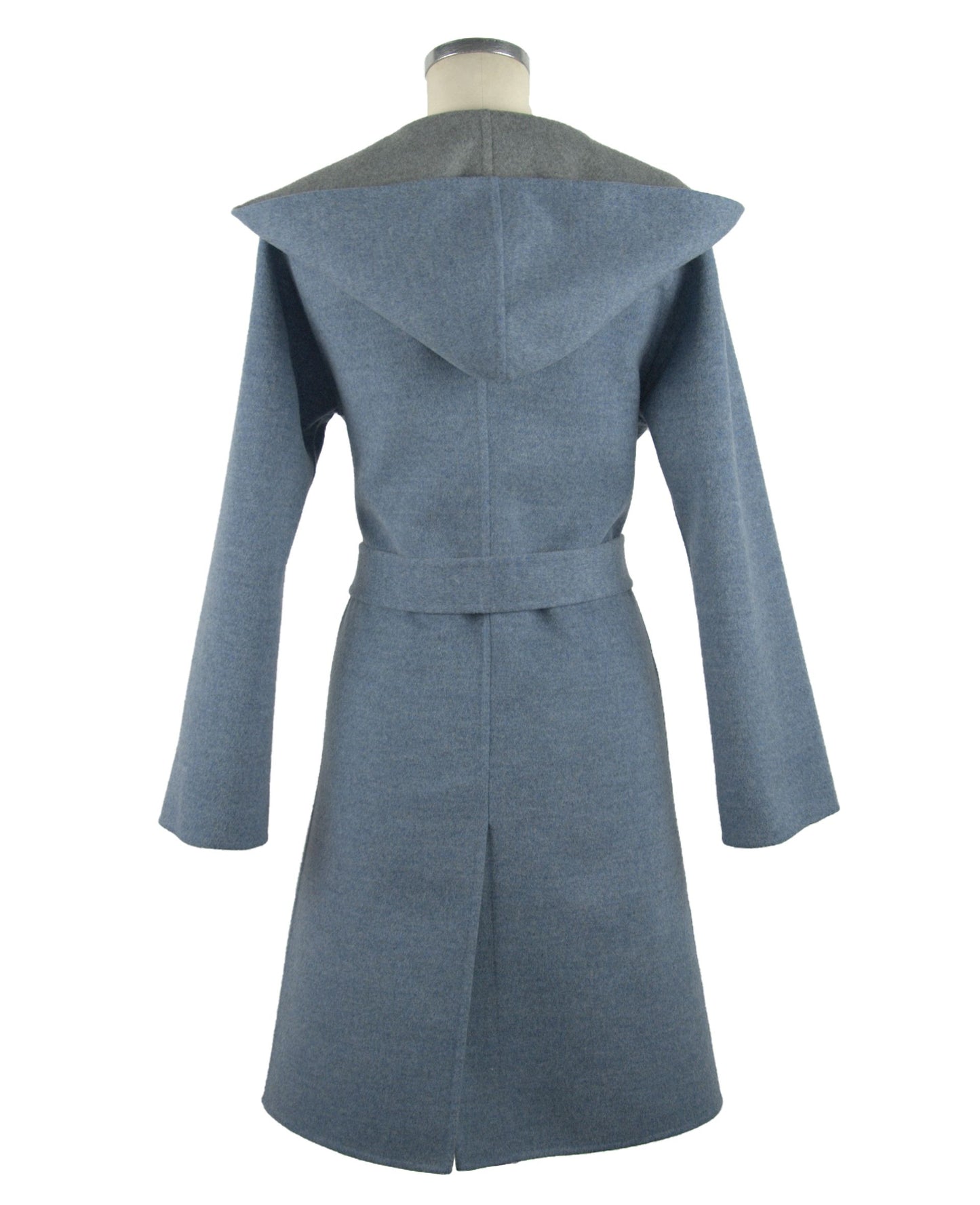 Made in Italy Blue Wool Vergine Jackets & Coat