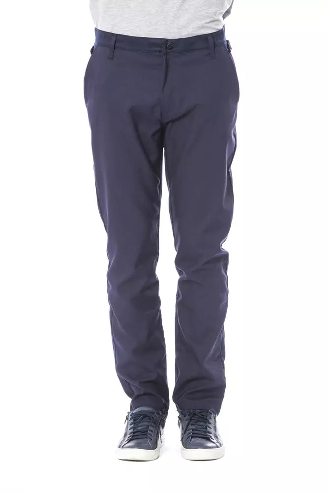 Verri Blue Polyester Jeans & Pant