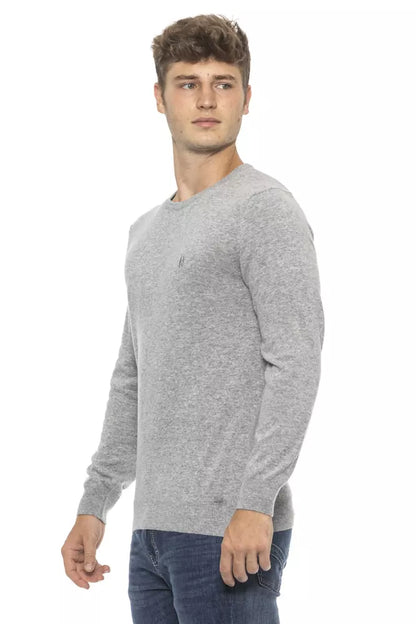 Conte of Florence Silver Wool Sweater