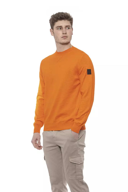 Conte of Florence Orange Cotton Sweater
