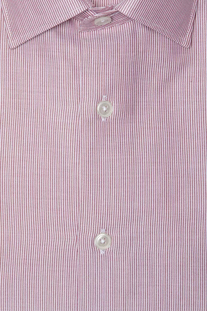 Robert Friedman Elegant Pink Medium Slim Collar Shirt