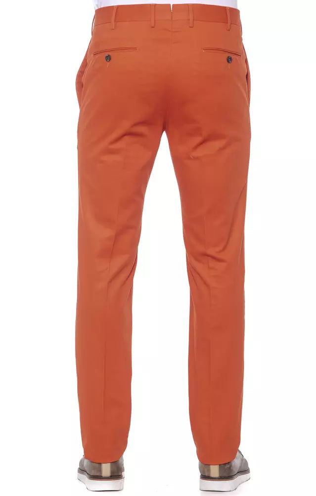 PT Torino Red Cotton Jeans & Pant