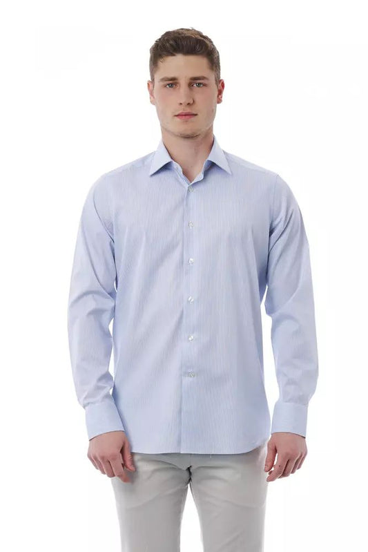 Bagutta Elegant Italian Collar Cotton Shirt