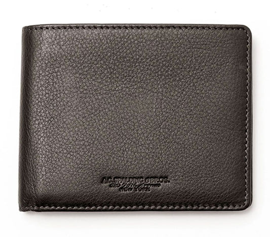 A.G. Spalding & Bros Manhattan Elegance Horizontal Wallet in Dark Brown