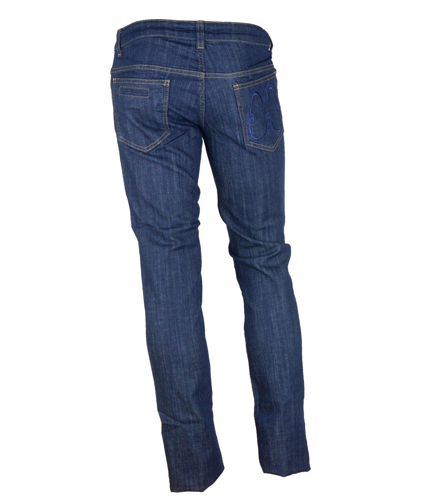Cavalli Class Blue Cotton Jeans & Pant