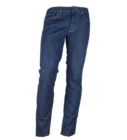 Cavalli Class Blue Cotton Jeans & Pants