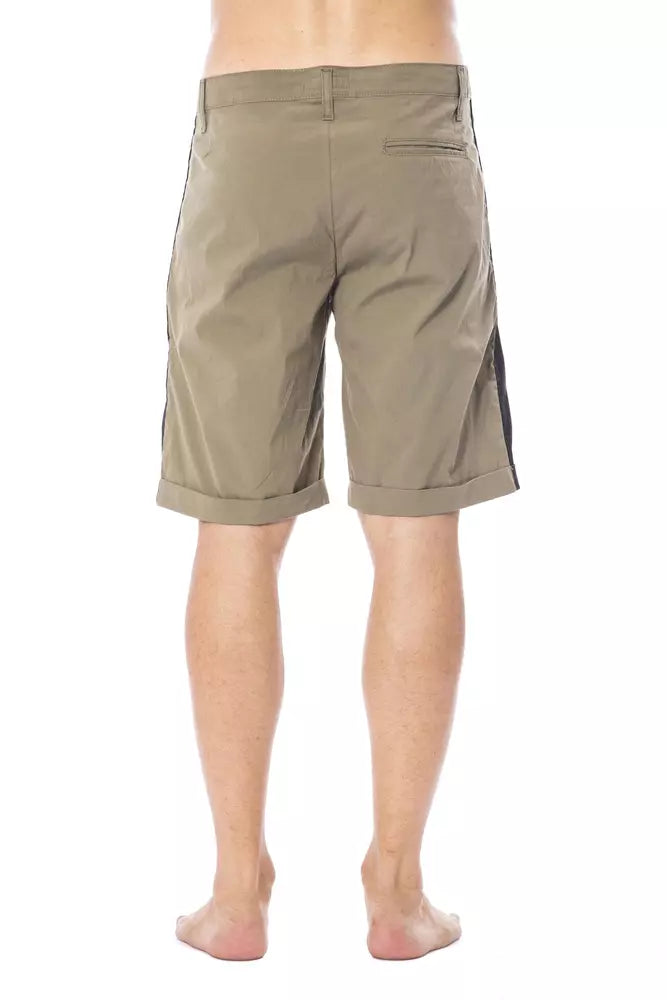 Verri Army Casual Stretch Cotton Shorts